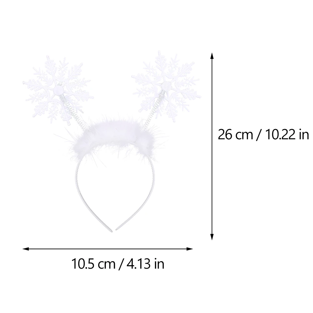 

8Pcs Christmas Headbands Snowflake Hair Hoops Decorative Xmas Festival Hair Accessory Party Hairbands Xmas Hairband