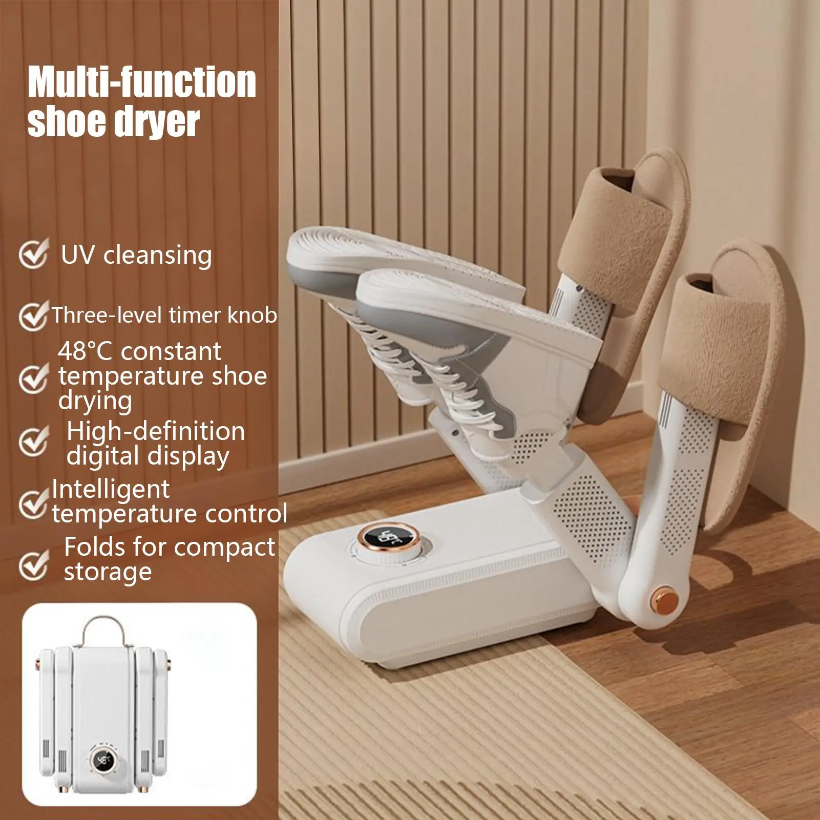 

3-уровневый нагреватель с таймером, электрическая сушилка для обуви, складная сушилка для лыжных ботинок для дождливых сезонов, зимних месячных, тренажерного зала, приключений на открытом воздухе, работы