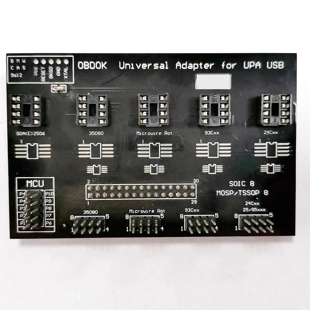 Afbeelding 6: UPA USB V1.3 Universele Eeprom Adapter UPA-USB Seriële Programmeur voor I2C SPI Microwire Eeprom-Programmering Auto ECU Prog