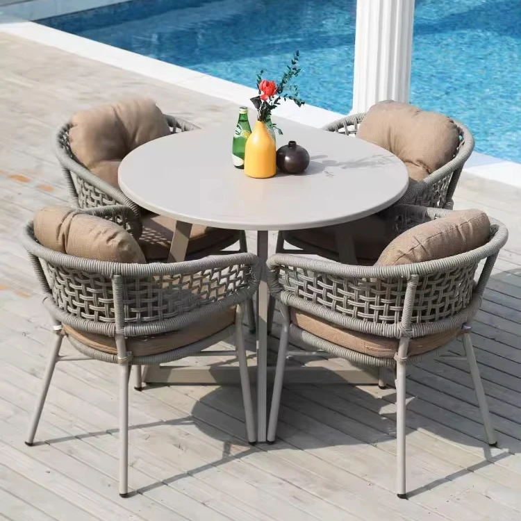 Shopping mall restaurant  modern simple design outdoor chair rattan modern style for your house garden and patio outdoor chair