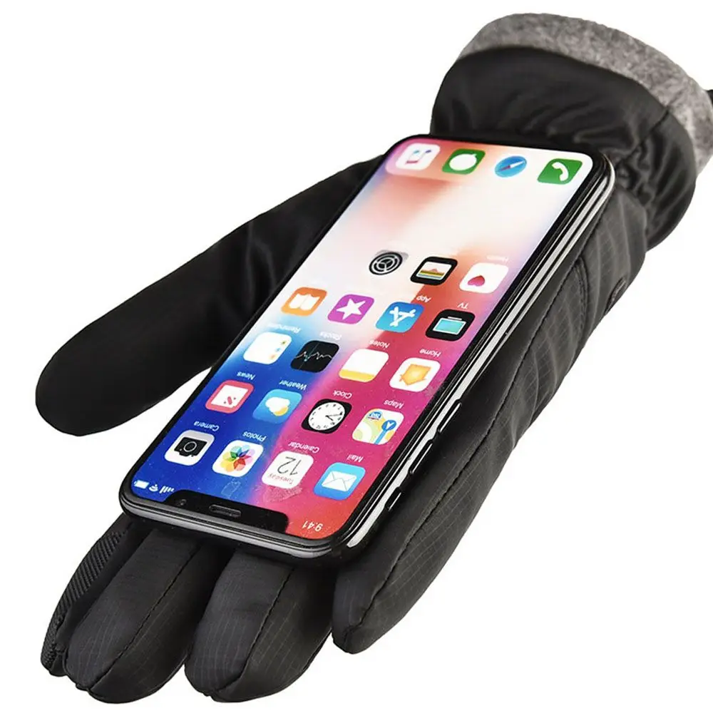 

Autumn Outdoor Warm Snow Ski Gloves Waterproof Male Cycling Gloves TouchScreen Mittens Protective Mittens Full Finger Gloves
