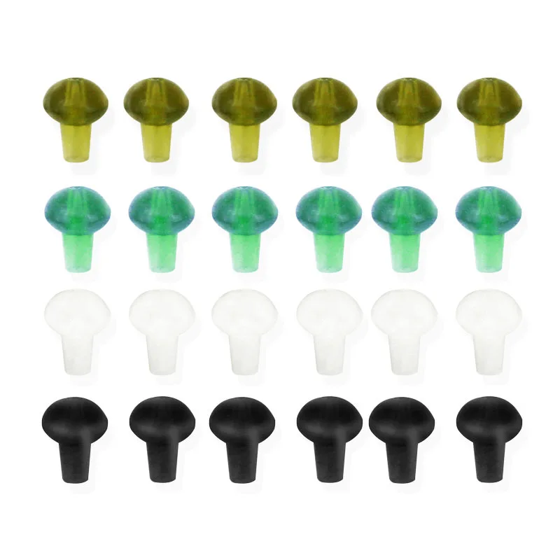 2000PCS Carp Fishing Accessories Hook Stop Bead Stopper Carp Rig Rubber Beads for Hooks Stopper Fishing Tackle Tool Pesca