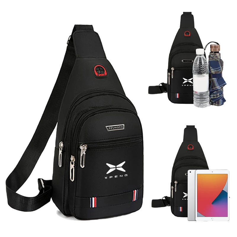 1 قطعة شعار السيارة Crossbody حقيبة صدر للرجال حقائب الصدر حقيبة كتف حقيبة ل Xiaopeng XPeng G3 G3i G6 G9 P5 P7 P7i X9 N5 اكسسوارات #1