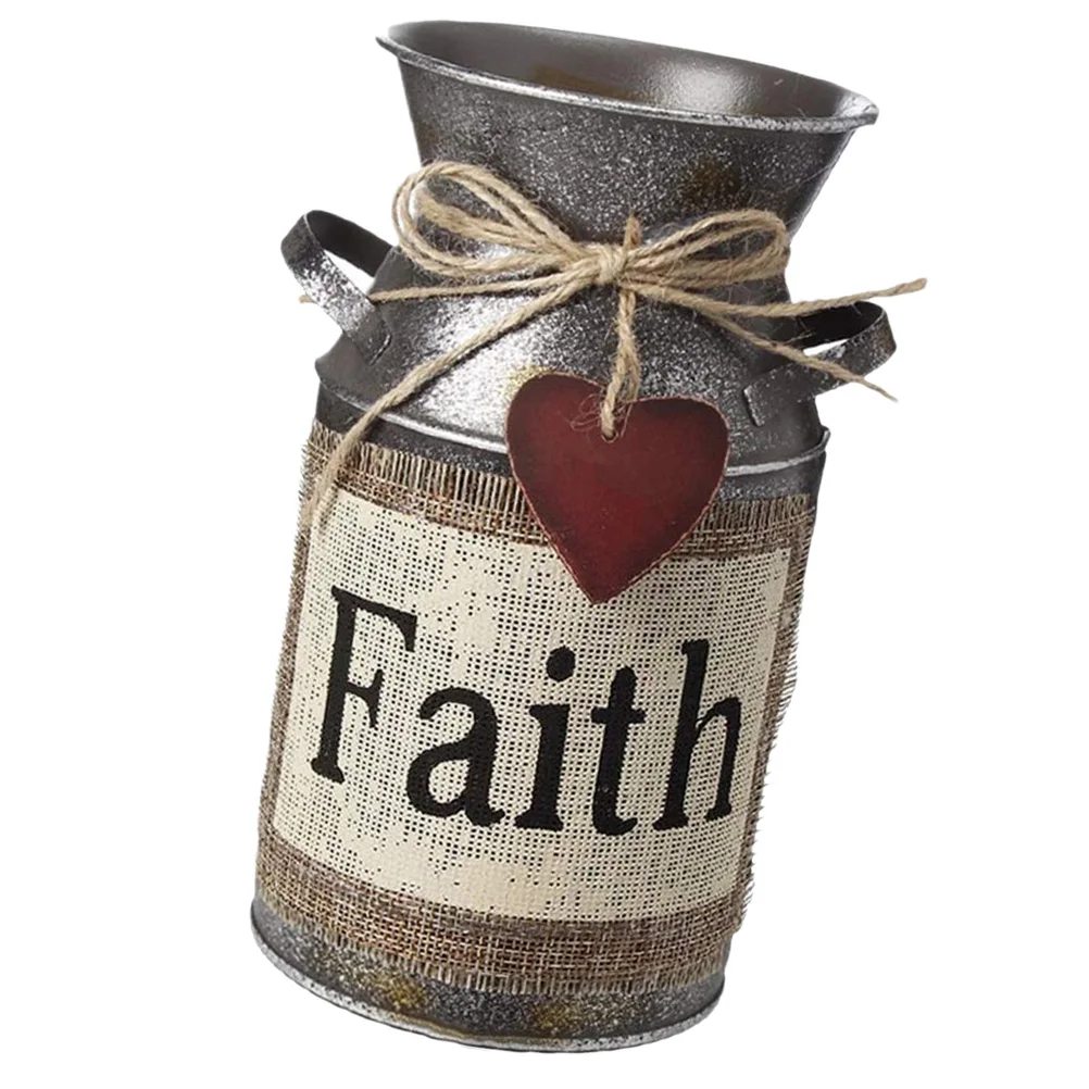 

Vintage Home Decor Iron Craft Planter Pots Indoor Plants European Style nament Retro Flower Vase Home Vase Decor