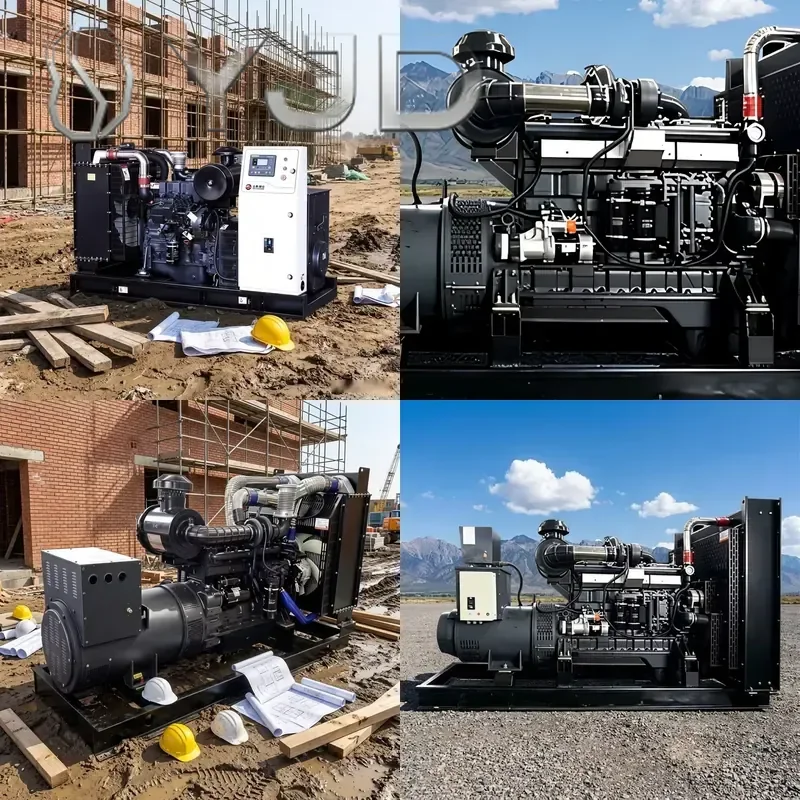 YJD Wholesale 200KVA-500KVA 100KW-500KW Diesel Generator Set with Silent Type Open Frame ATS Weichai Engine Low Noise
