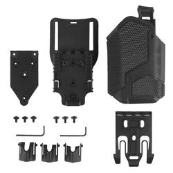 Uniwersalna kabura na pasek z taktyczną latarką X300 Undermount Torch Holster Case Quick Release QLS Component dla wielu rozmiarów