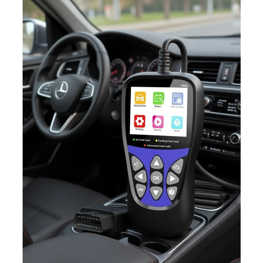 

Universal OBD2 Diagnostic Scanner Check Engine Light Reset I/M Readiness Battery Test Live Data for 1996 Up Vehicles