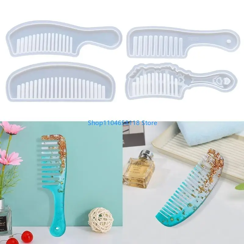 Comb Casting Mould Handcraft Epoxy Accessories Fashion Craft Supplies Clear Base