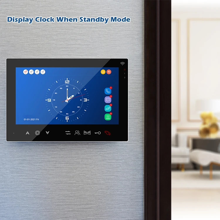 wireless video door entry intercom system apartment video door intercom access control system for villa