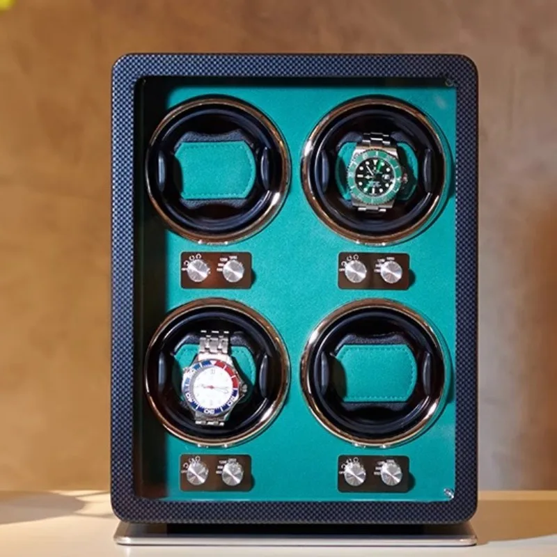 Automatic Watch Winder Mute Antimagnetic Watches Winders Luxury Dustproof Collection Mechanical Watch Winder Organizer Packaging
