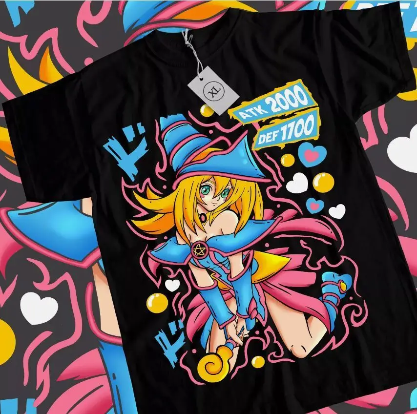 Maga Oscura T-shirt Yu-Gi-Oh Chica Girl Anime Kawai Waifu Otaku Shirt All Size