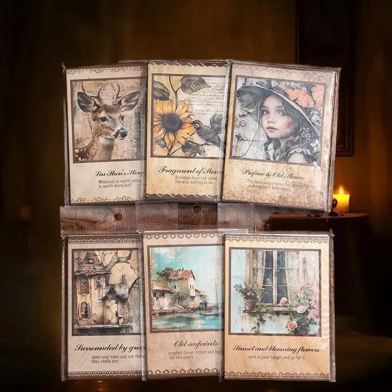 

30 шт./компл. винтажные открытки с цветами и птицами, фоновая бумага, открытки «сделай сам», сувенирные открытки