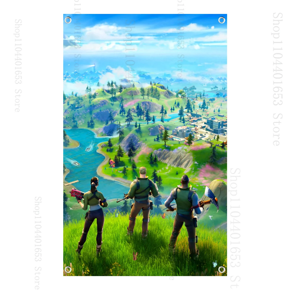 C-Competitive F-Fortnites Game Flag Flag Wall Decor Painting Tapestry Banner Flag Room Decoration Aesthetic