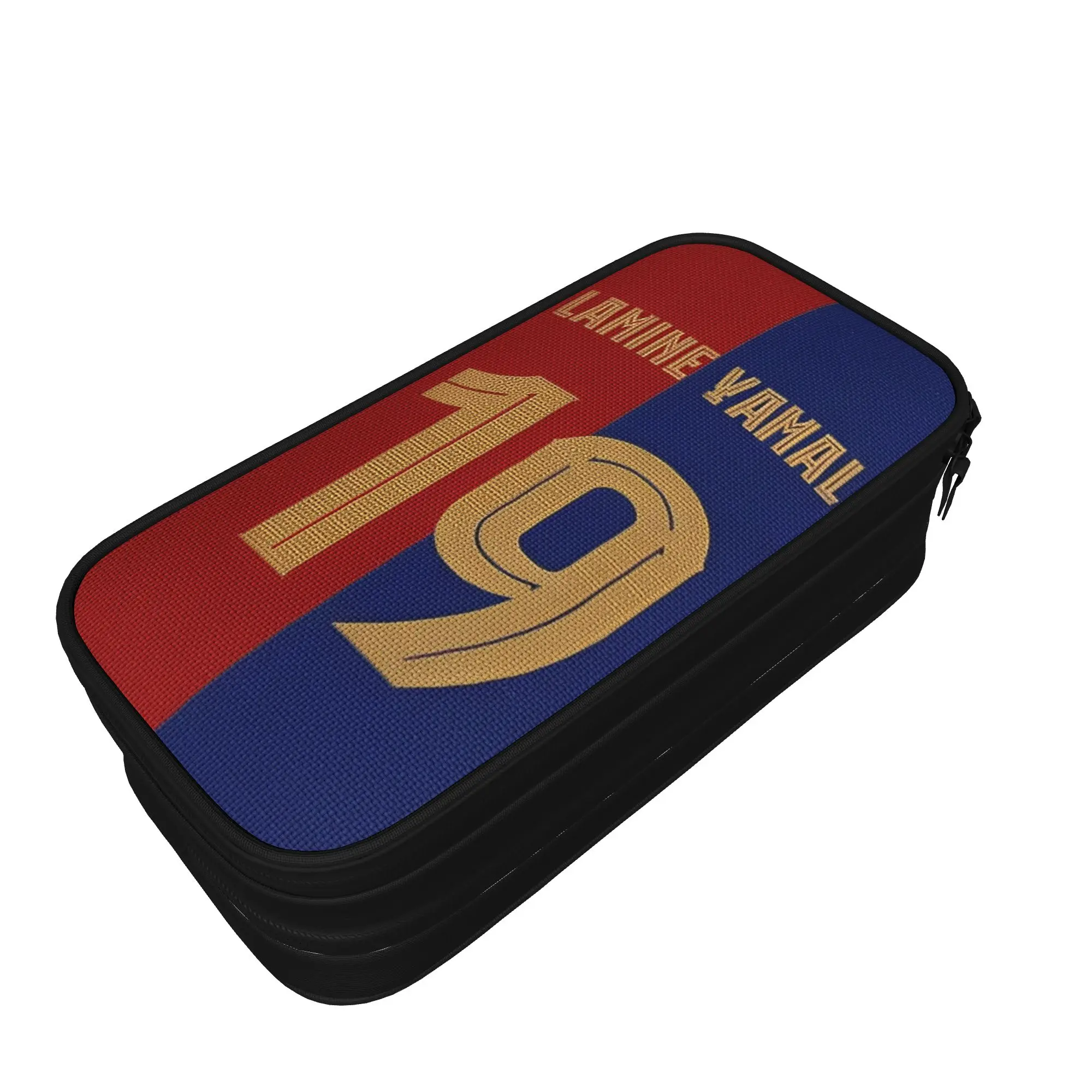 Astuccio per matite Number 19 Football Lamine Y-Yamal, astucci per matite per ragazza e ragazzo, borse di grande capacità, materiale scolastico, cance