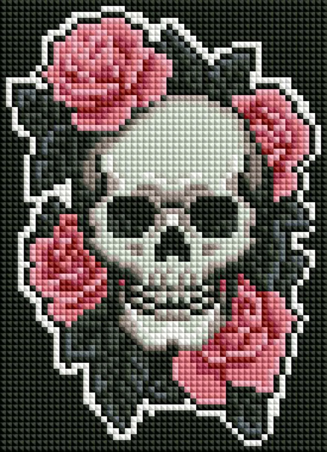 

Minigem™ Skull Garden 5D Diamond Painting Kit - 5" x 7" (13.6cm x 18.8cm) Resin Square Diamonds, DIY Craft for Home Decor ,Gift