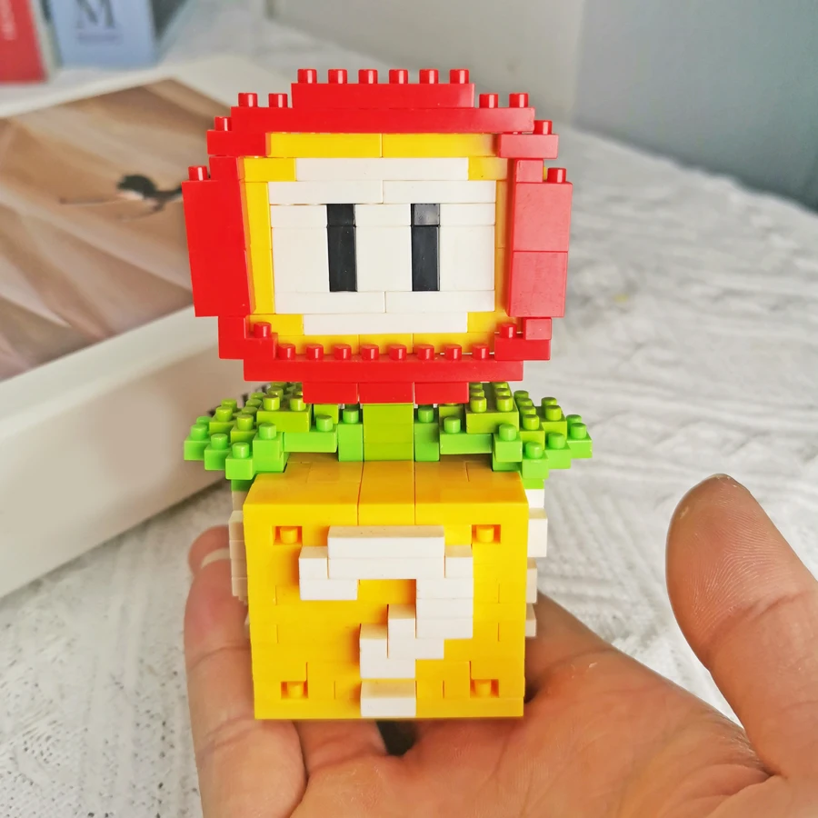 Mini blocchi di particelle serie di fiori regali di compleanno per ragazze, giocattoli per bambini, ornamenti creativi per la decorazione della casa fai-da-te