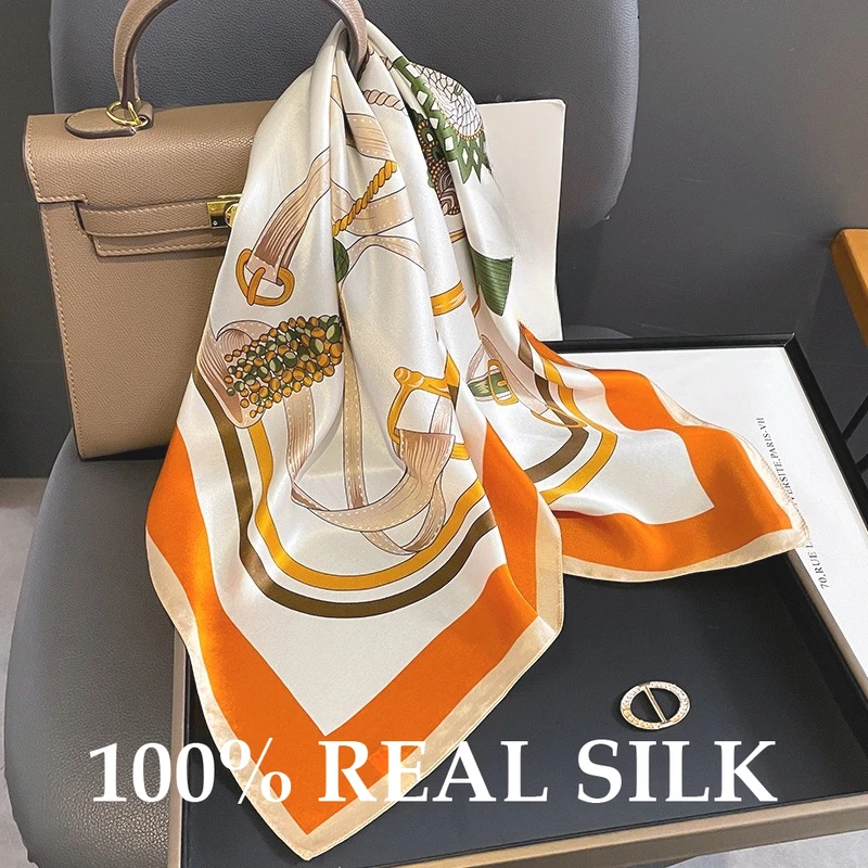 

Новинка лета: 100% натуральный шелковый платок для женщин, высококачественный квадратный шарф, модная дышащая шаль, накидка для отпуска, хиджаб, бандана, пашмина