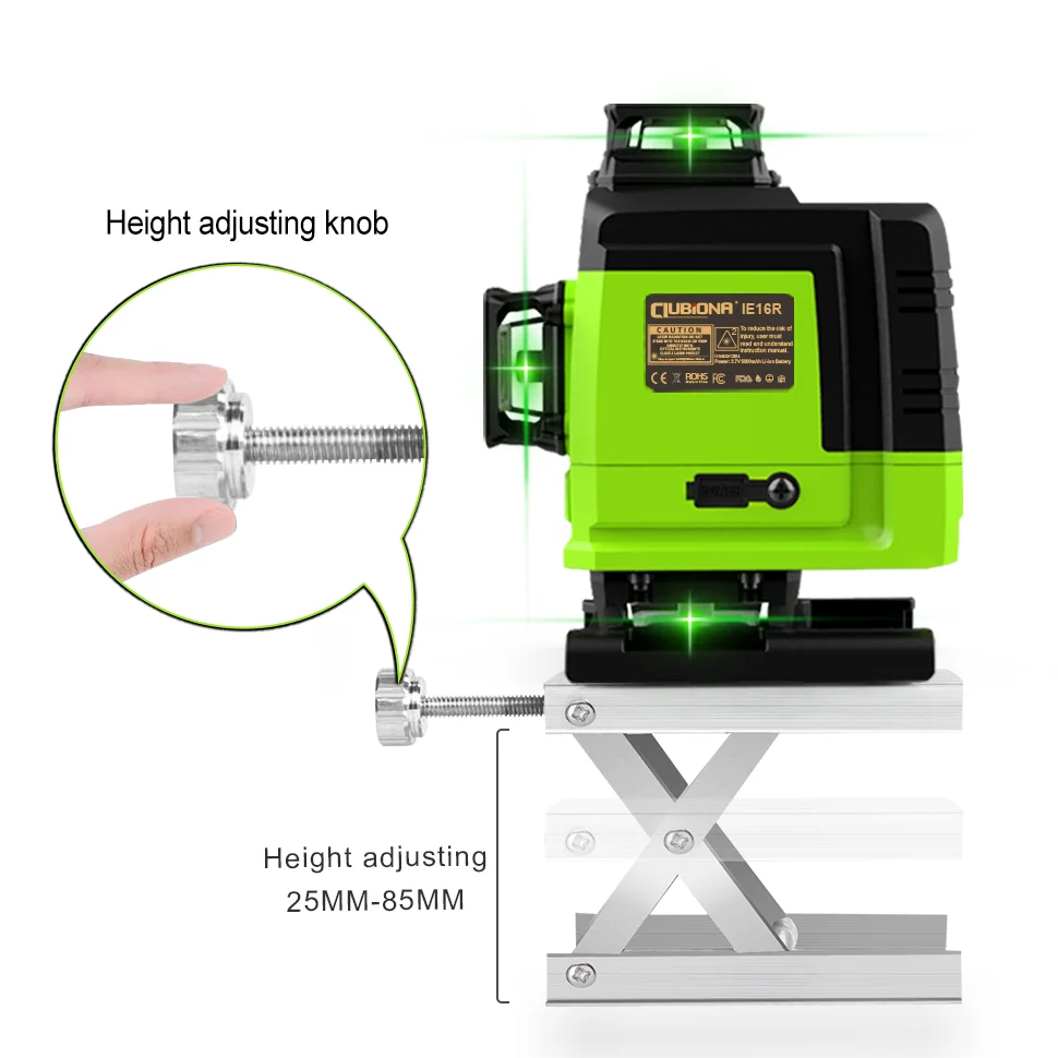 11 x 9cm Aluminum Router Lift table for floor line laser level Lab Lifting Stand Rack lift platform