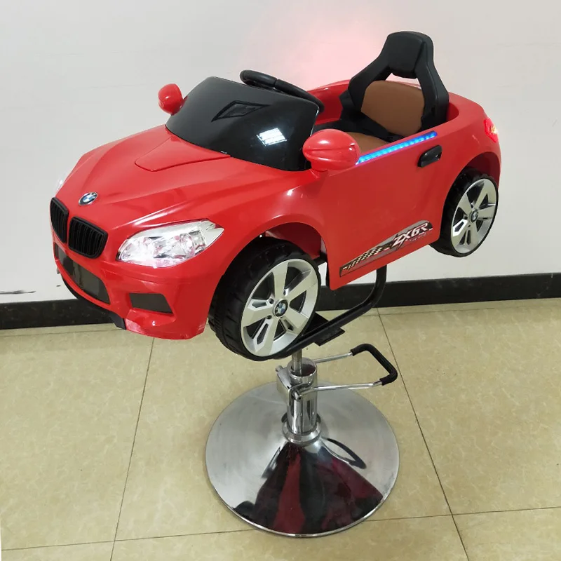 Children's Hair Cutting Seat Hairdresser, Electric Toy, Cartoon Car, Baby, Kids, Barber Chair, Hair Salon