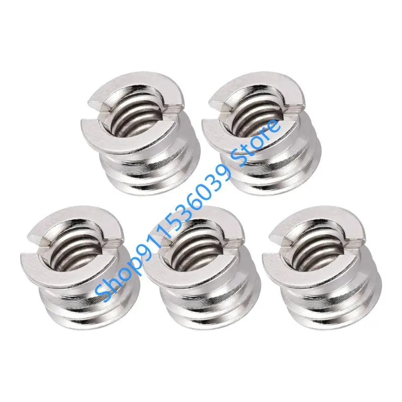 45BB Camera Mount Conversion Screw Metal Adapter Nut 1/4 Inch 3/8 Inch Tripod Accessory Suitable for Heavy Duty Tripod Bases