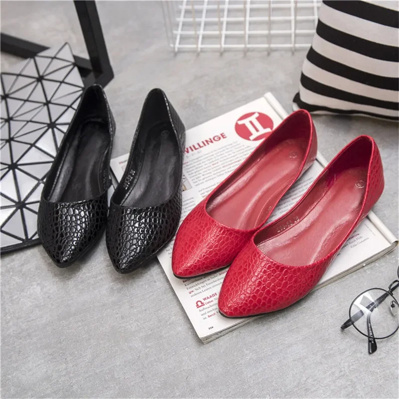 CEYANEAO New Women Suede Flats Fashion High Quality Basic Mixed Colors Pointy Toe Ballerina Ballet Flat Slip On Shoes E975