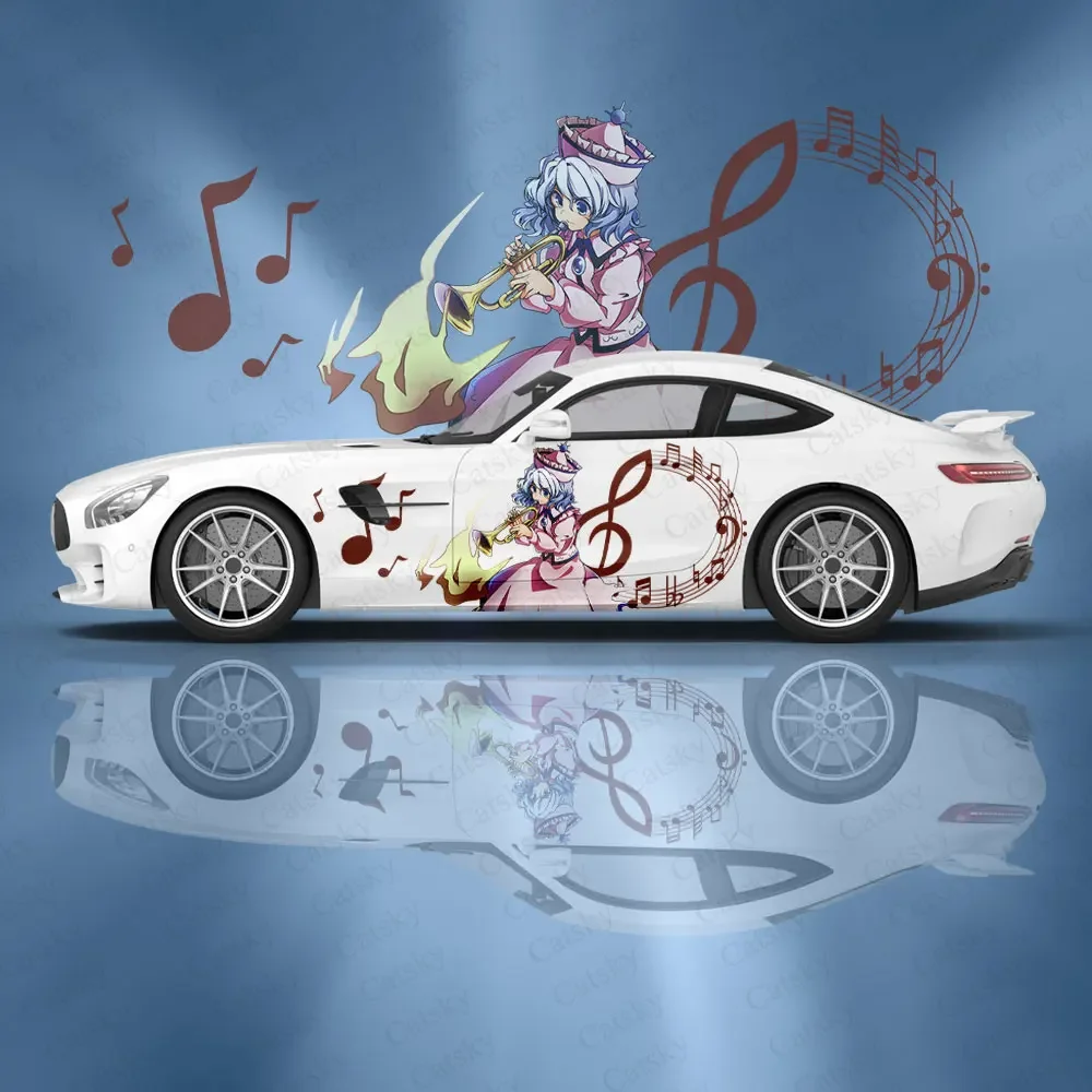 

Merlin Prismriver Anime Car Decal Flower Vinyl Car Stickers SUV Side Graphics Decals, Universal Size, Vehicle Body-Decals
