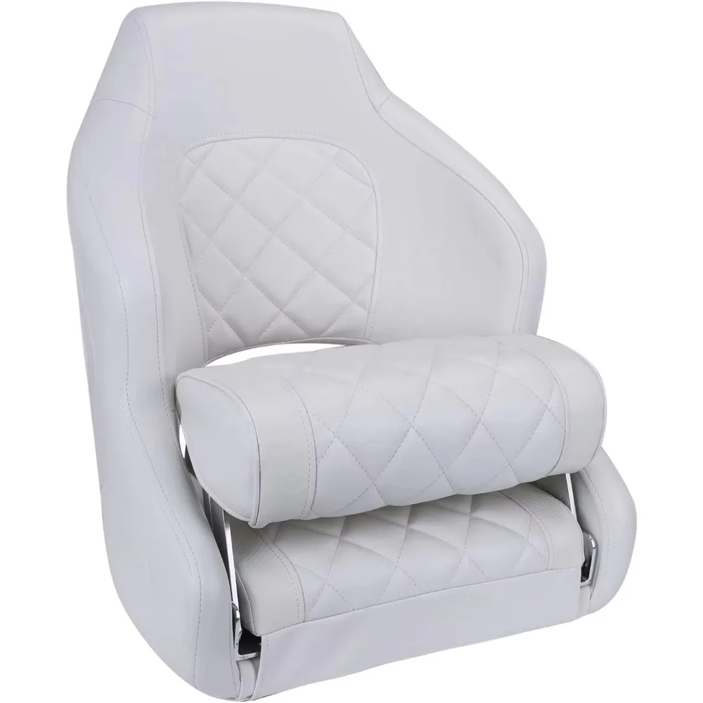 Wholesale White Marine Captain Pontoon Boat Chair Bucket Captain Helm Boat Seat