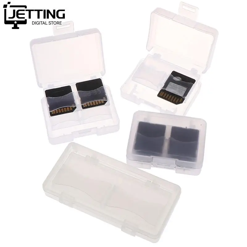 1pc Plastic CF/ SD TF Card Storage Box Protector Holder Hard Case Potable CF Carrying Memory Card Case Holder 1CF+4SD