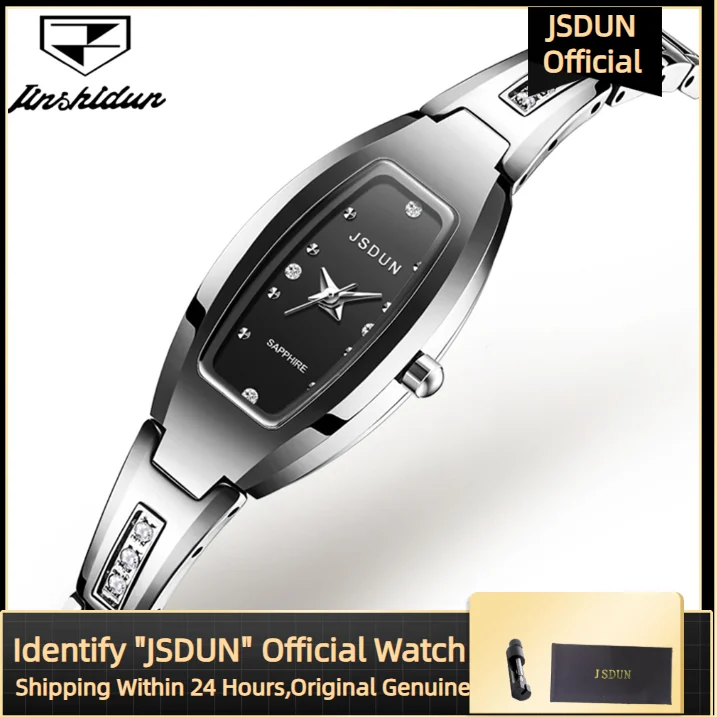 

JSDUN 6530 Женские кварцевые часы с ремешком из нержавеющей стали, импортные японские кварцевые часы, элитные женские часы