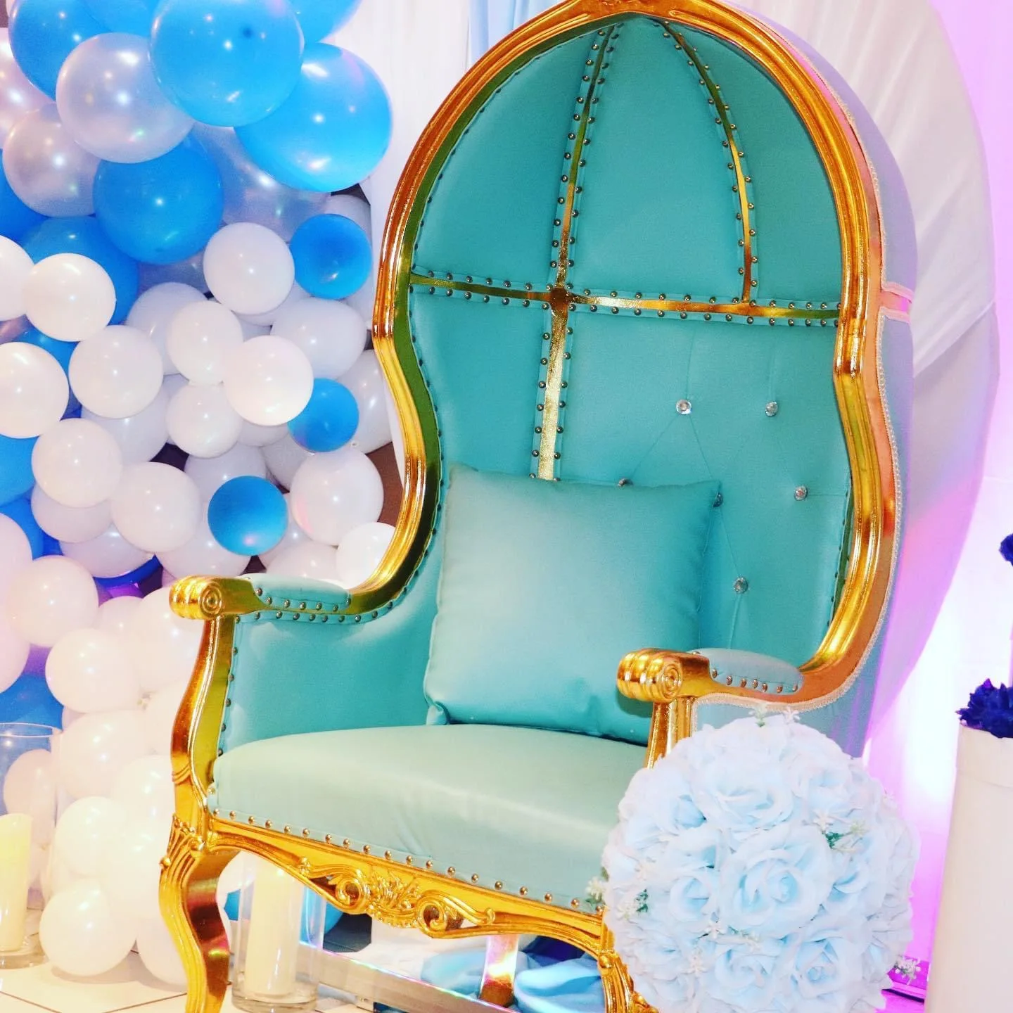 luxury baby shower royal kid king throne chair