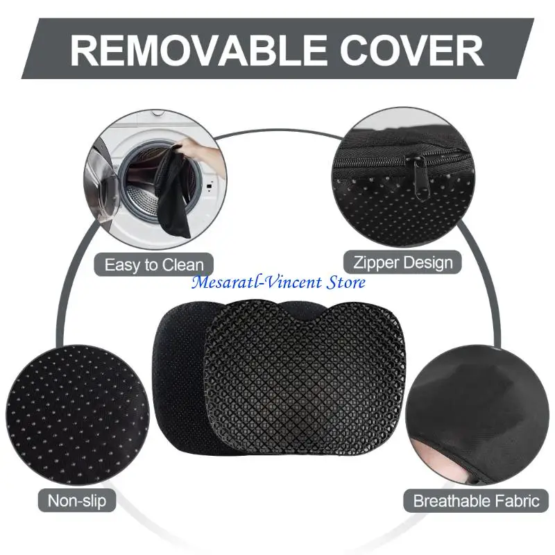 A70F Antislip Kayak Pad Lightweight Inflatable Watercraft Cushion With Antislip Base For Secure