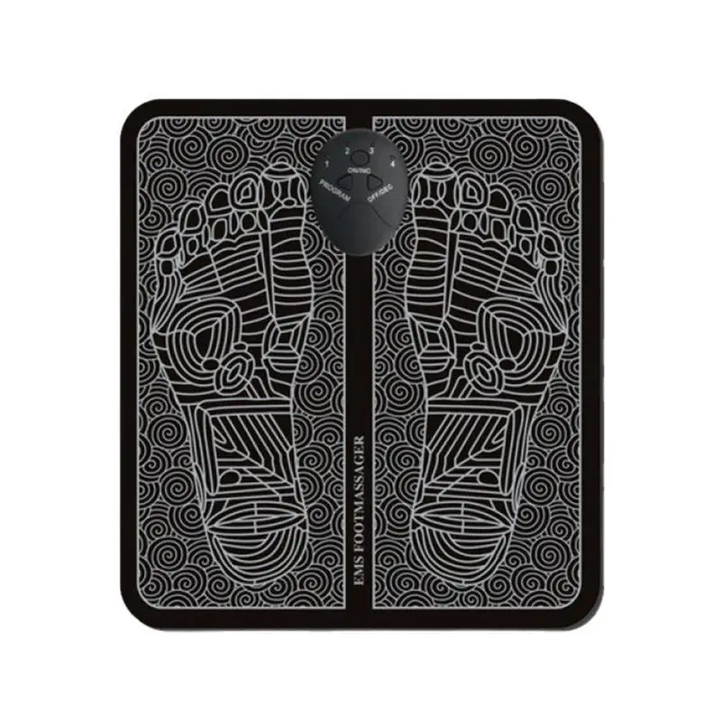 تدليك القدم الكهربائية مع جهاز التحكم عن بعد 8 وضع 19 مستويات حصيرة تدليك قوة EMS مدلك العضلات القدم الكهربائية P4Z6 #4