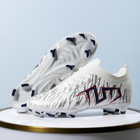 Men's professional football shoes with TPU long nail strap design are suitable for outdoor grass. They are lightweight and class