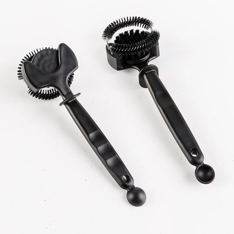 Long Handle Coffee Machine Cleaning Brush Espresso Group Head Brush for Household Kitchen Coffee Brewing Head Cleaning Tool