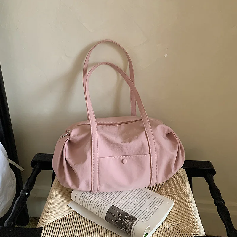 New Korean-style Women's Bag Lightweight Large-capacity Casual Sports Travel Fitness Handbag Shoulder Tote Bag