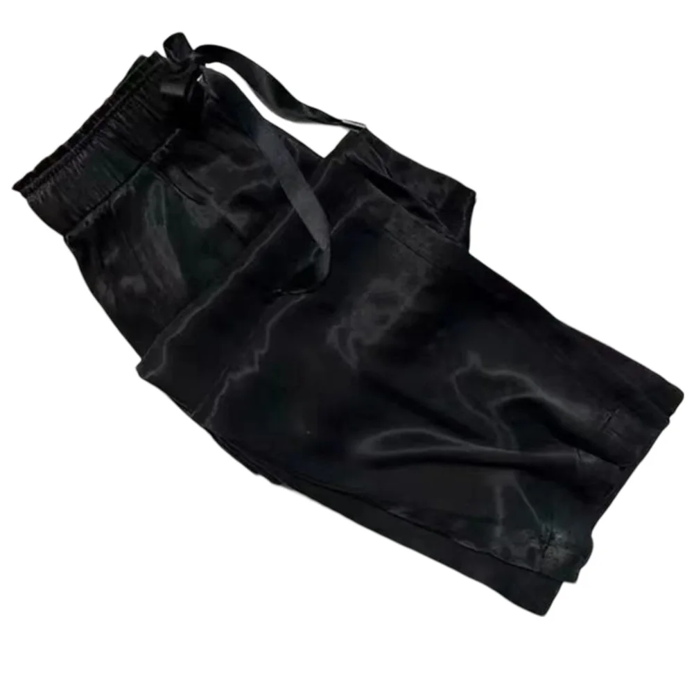 

Casual Outing Summer Casual Pants Comfortable Summer Casual Pants Streetwear Style Womens Loose Pants Solid Color Pattern