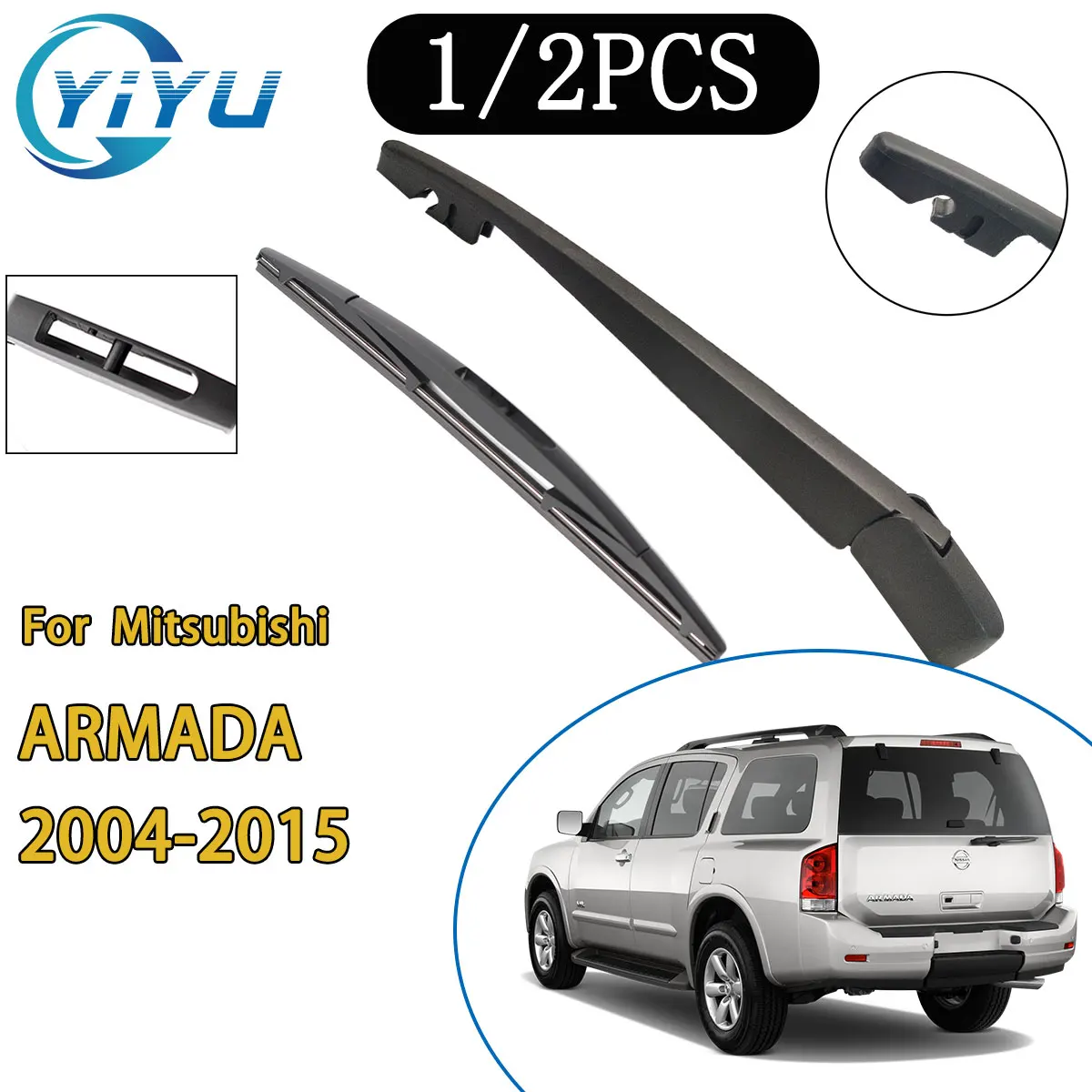 

1/2 шт. автомобильный рычаг заднего стеклоочистителя, щетка стеклоочистителя для Nissan ARMADA 2004-2012, автомобильные аксессуары, аксессуары