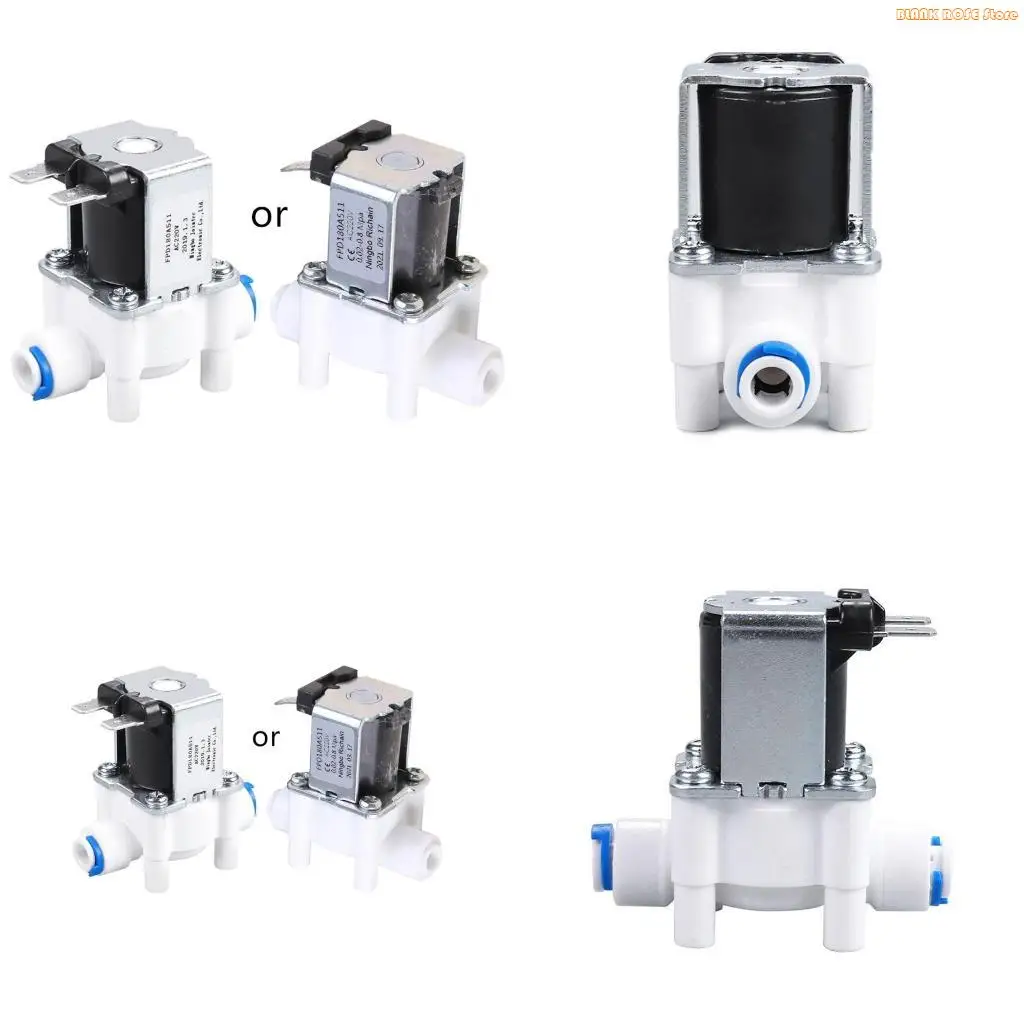 مللي مملوء بالملف اللولبي للماء البلاستيكي K1ae للصمام 220 فولت 1/4 "عادةً ما يكون مفتاح تدفق مدخل الماء مغلق #1