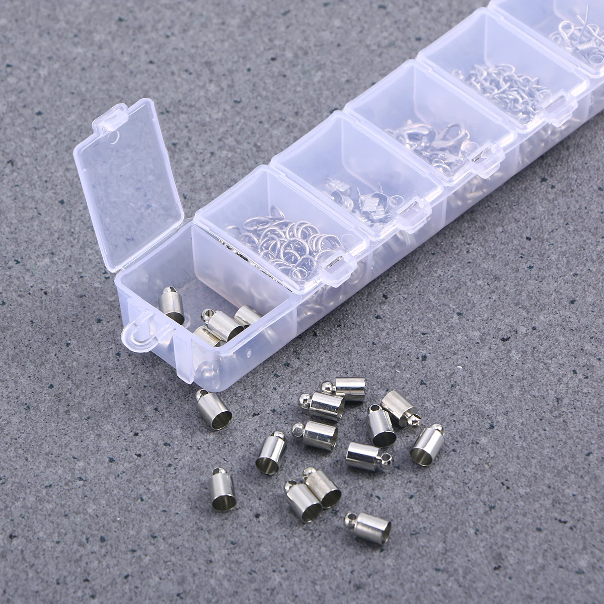 

340 Pcs Jewelry Accessories Findings Supplies Lobster Clasps Kit Making Jewellery