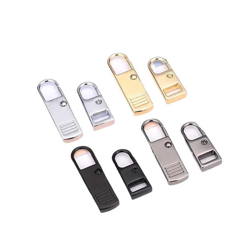 5Pcs Universal Detachable Zipper Pulls Durable Repair Parts for Backpack Jeans Suitcase Jackets - Travel Repair Accessories