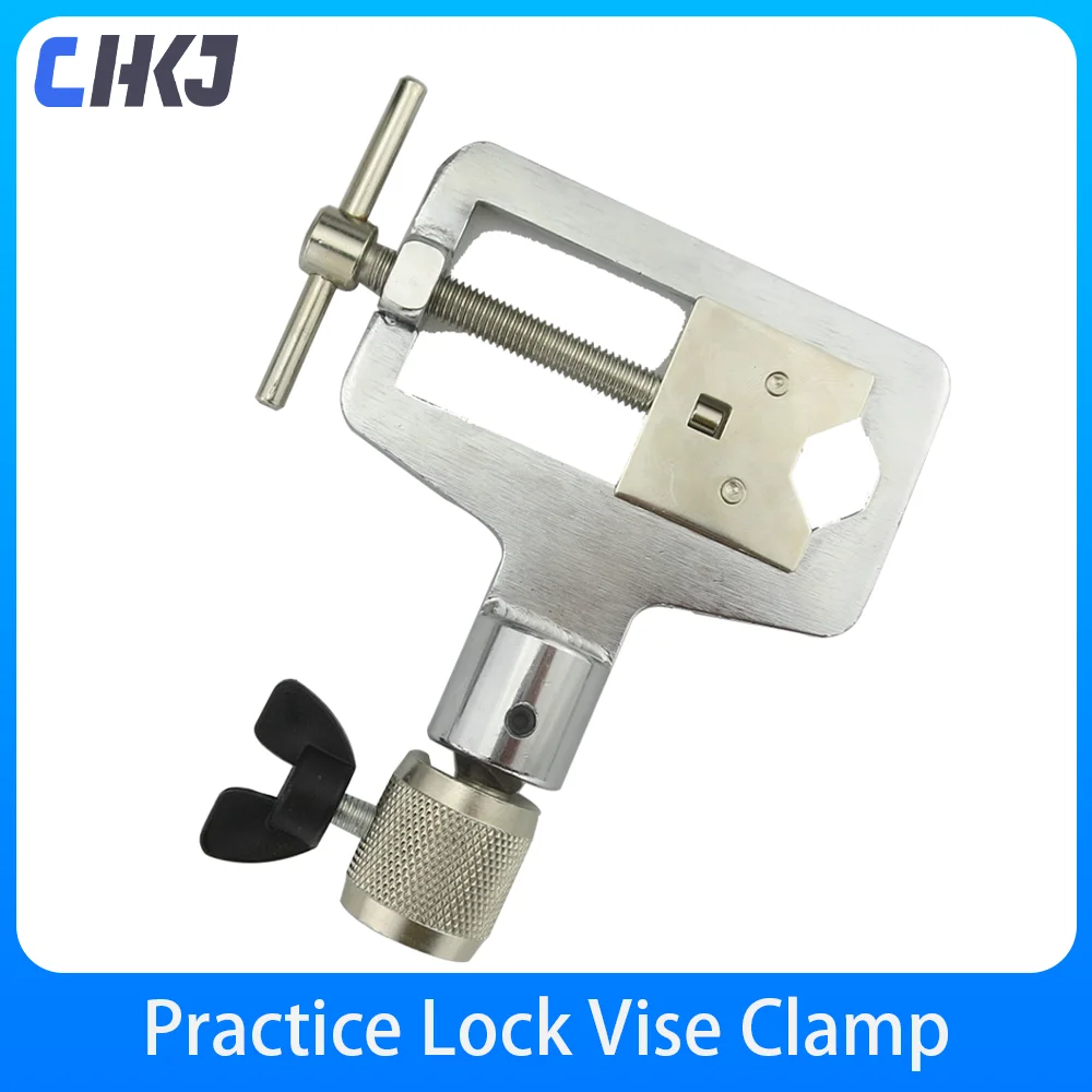 CHKJ For HUK 360 degree Adjustable Metal Alloy Adjustable Locksmith Tool Softcover Type Practice Lock Vise Clamp Best quality