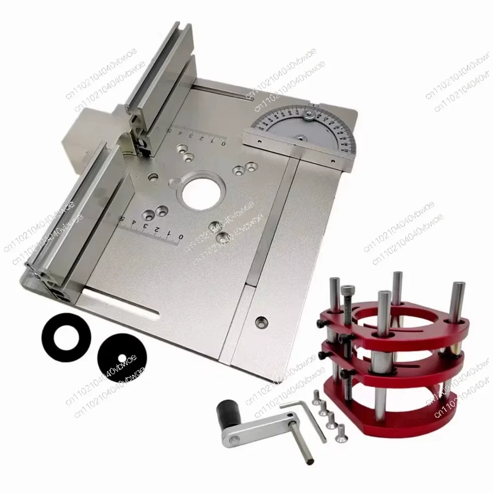 Woodworking trimming machine Engraving machine Worktable Multifunctional lifting table Chamfer trimming slotting