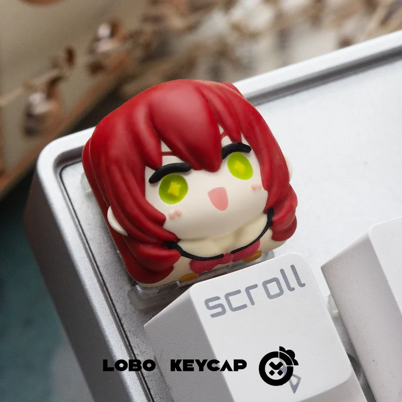 Bocchi The Rock! Artisan Keycap Set Hitori Ikuyo Nijika Ryo Anime Resin Custom Keycap For Cherry Mx Mechanical Keyboard Gift