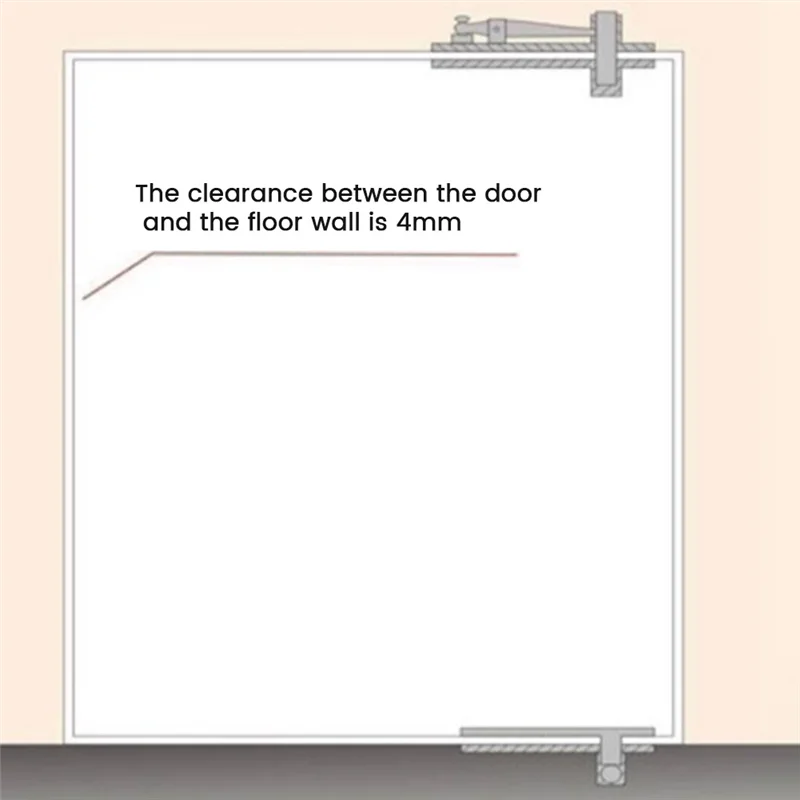 

Heavy Duty Pivot Hinge For Wood Door, Door Hinge For Secret Door, With 360 Degree Rotation, Invisible Pivot 2Pcs-A02G