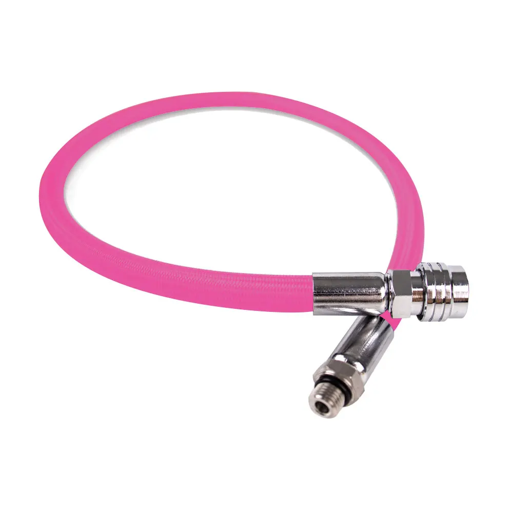 Colorful Reusable for Diving BC Braided Hose with Nylon Rubber Material 30 Bar Pressure Rating for First Stage BCD Connection