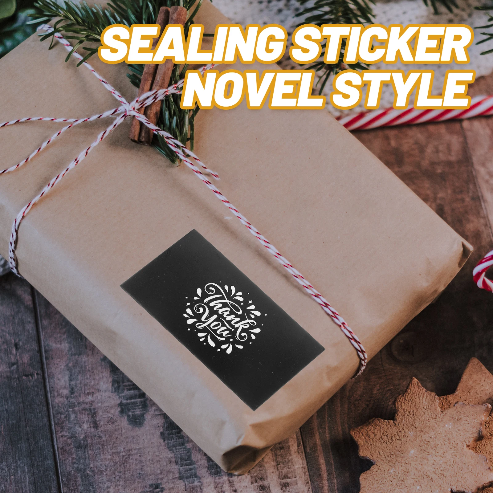 

100pcs Thank You Sealing Decorative Adhesive Label Stickers Packaging Sealing Envelope Business Card Gift Box Bakery Decor Seal