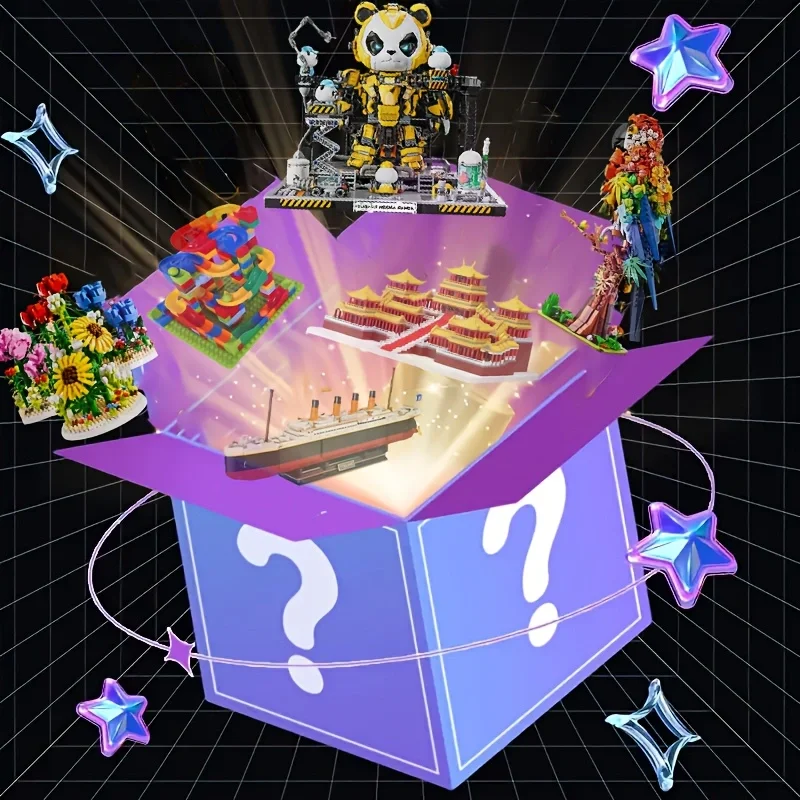 Scatola misteriosa: sorpresa con articoli casuali unici |   Confezione nera di alta qualità |   Regalo perfetto per il 2025