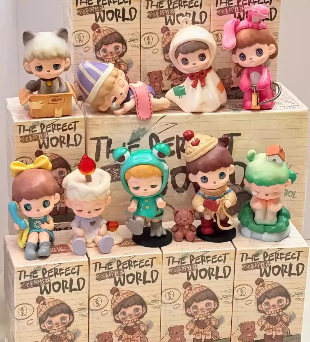 Genuine ANMOO Imperfect World Series Blind Box 2 Generation TNTSPACE 2 generation Tide player action