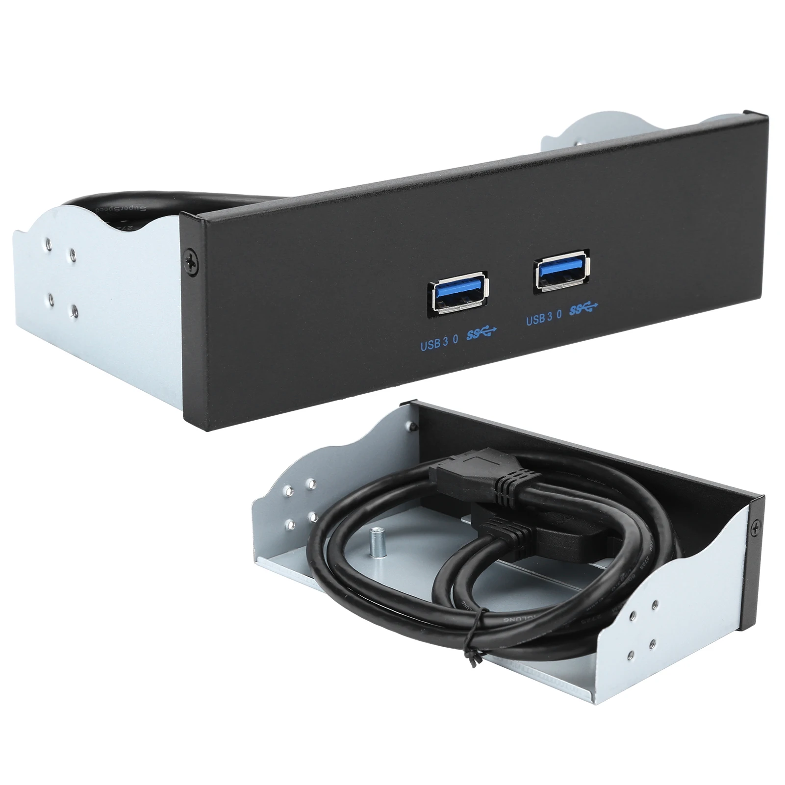 Universal High Speed USB 3.0 Front Panel Dual Port 19pin/20pin zu USB3.0 Anschluss Kabel Adapter Draht Optisches Laufwerk Frontplatte