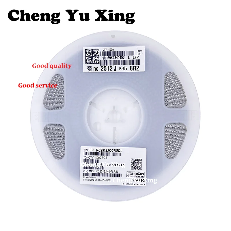 

2512 8R2 8.2R 5% Φ, 4000pcs,SMD резистор